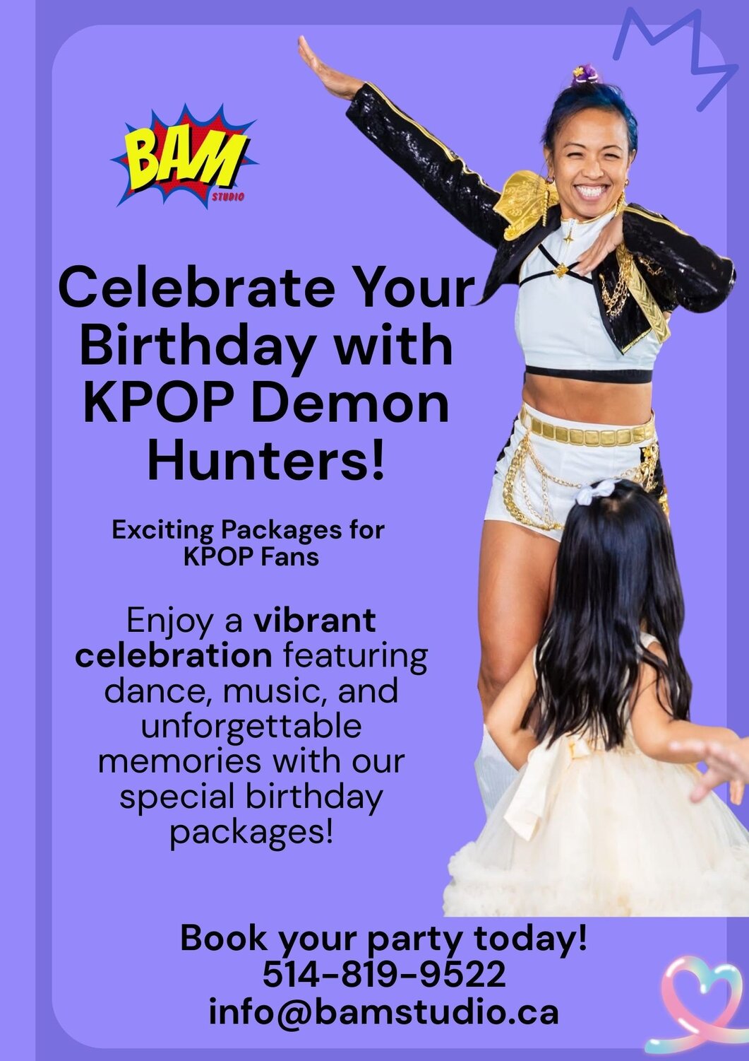 Birthday package motnreal BAM Studio Rumi
