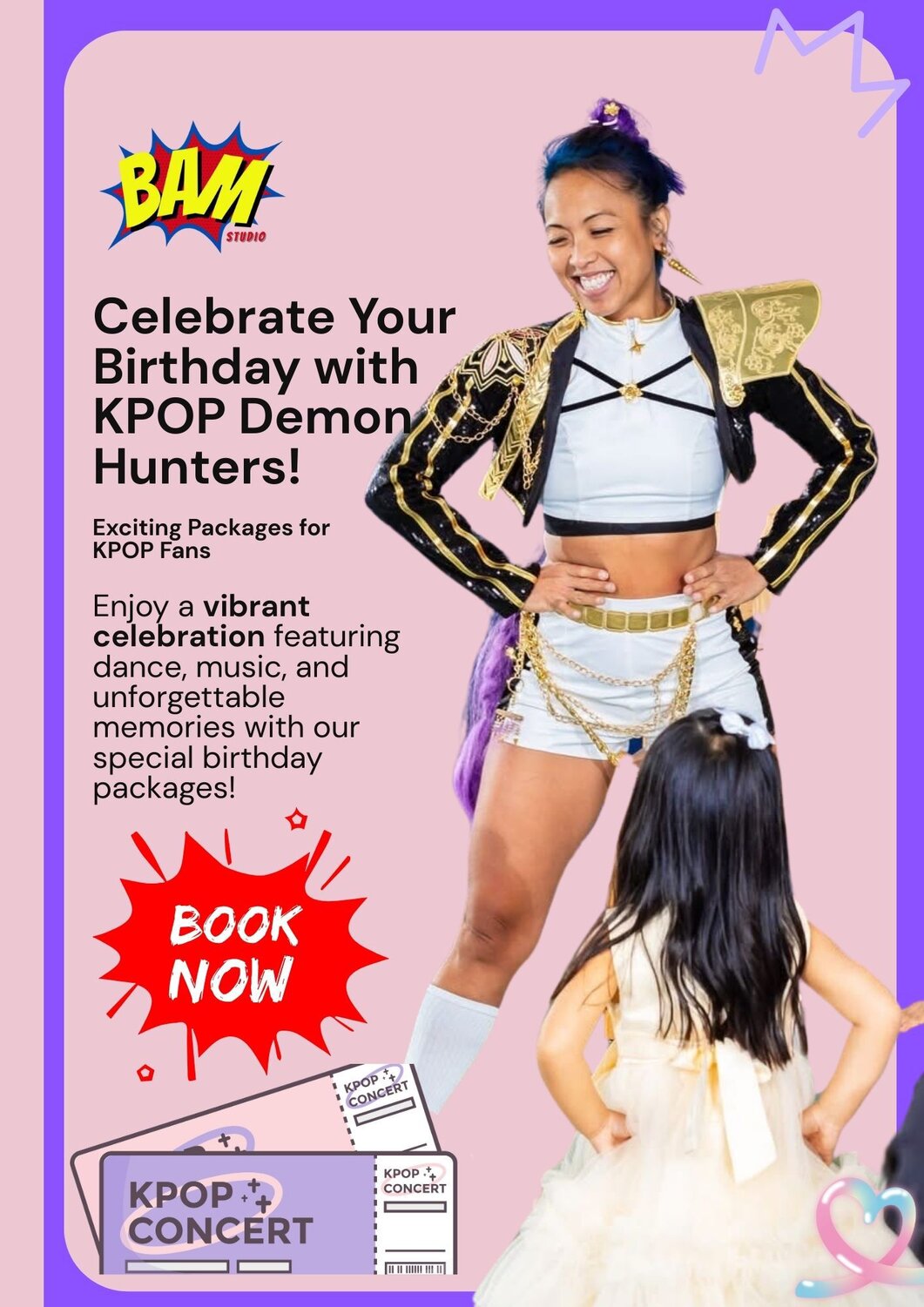 Birthday package motnreal BAM Studio Rumi