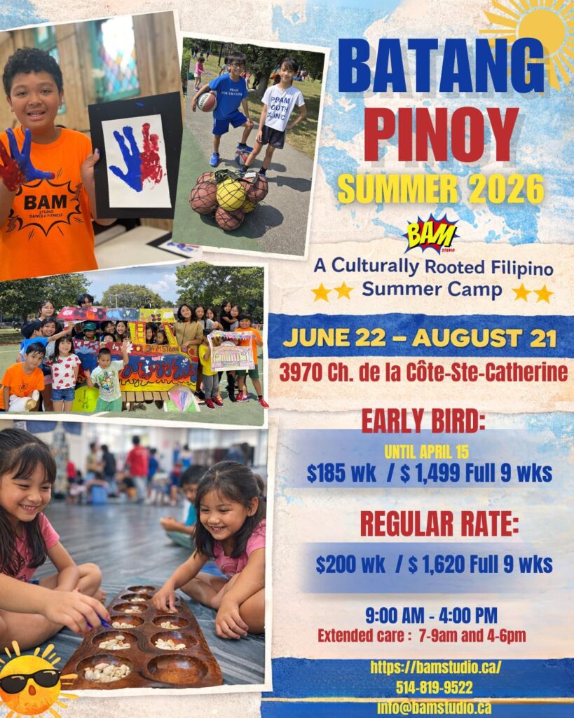 Batang Pinoy Camp CDN Montreal BAM Studio